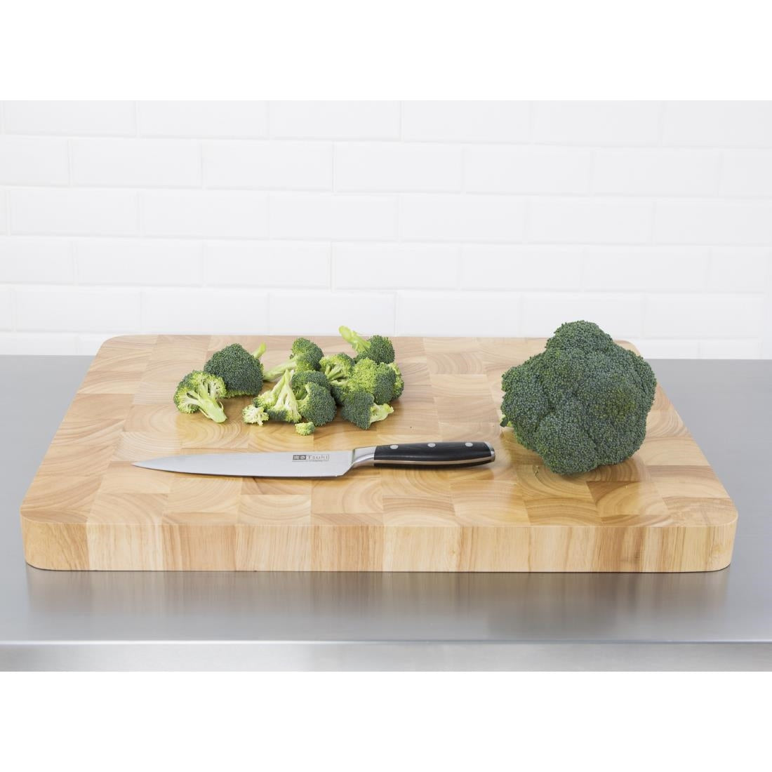 Planche à découper rectangulaire en bois Vogue 610 x 455mm — C460