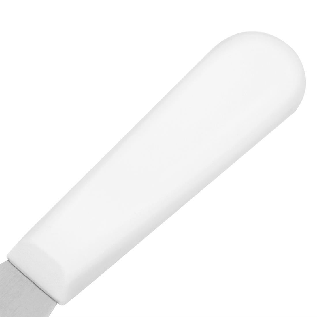 Couteau spatule droit Hygiplas blanc 100mm — C538
