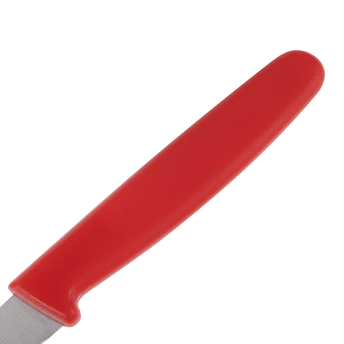 Couteau d'office Hygiplas rouge 75 mm — C542