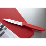 Couteau d'office Hygiplas rouge 75 mm — C542
