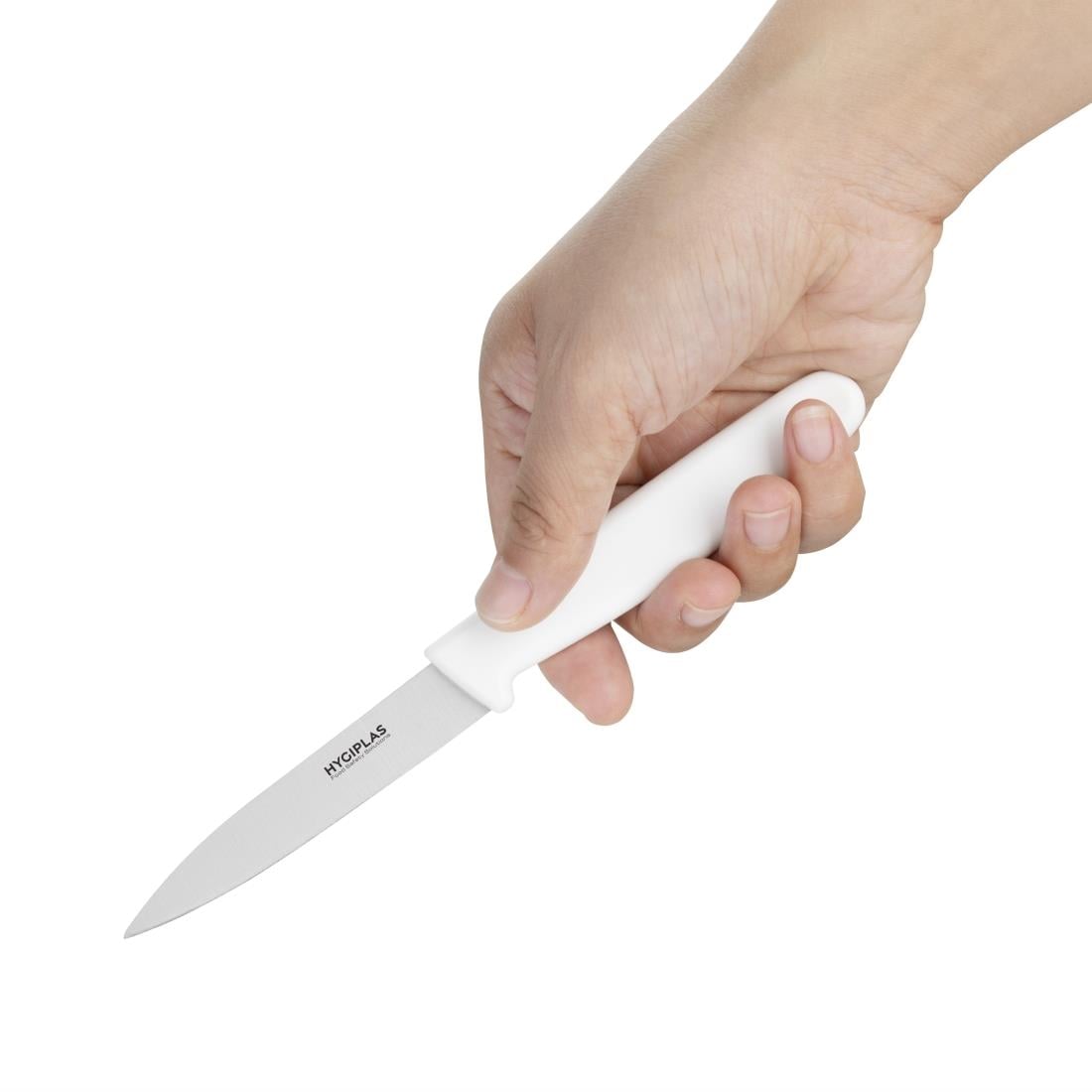 Couteau d'office Hygiplas blanc 75 mm — C546