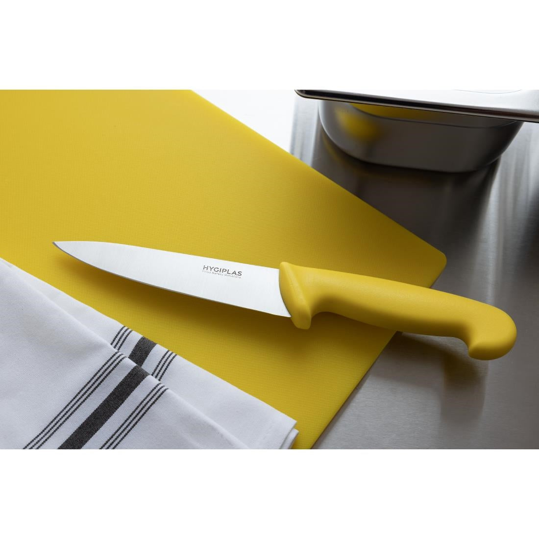 Couteau de cuisine Hygiplas jaune 155mm — C815