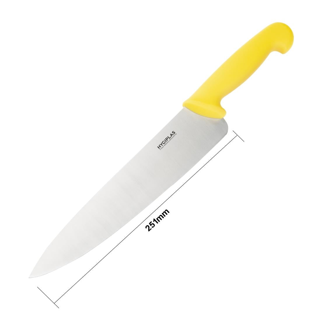 Couteau de cuisine Hygiplas jaune 255mm — C816