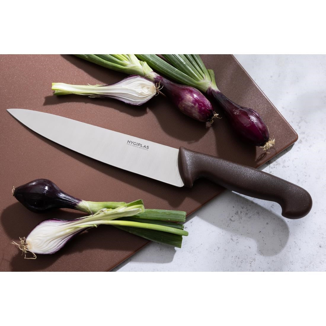 Couteau de cuisine Hygiplas marron 218mm — C842