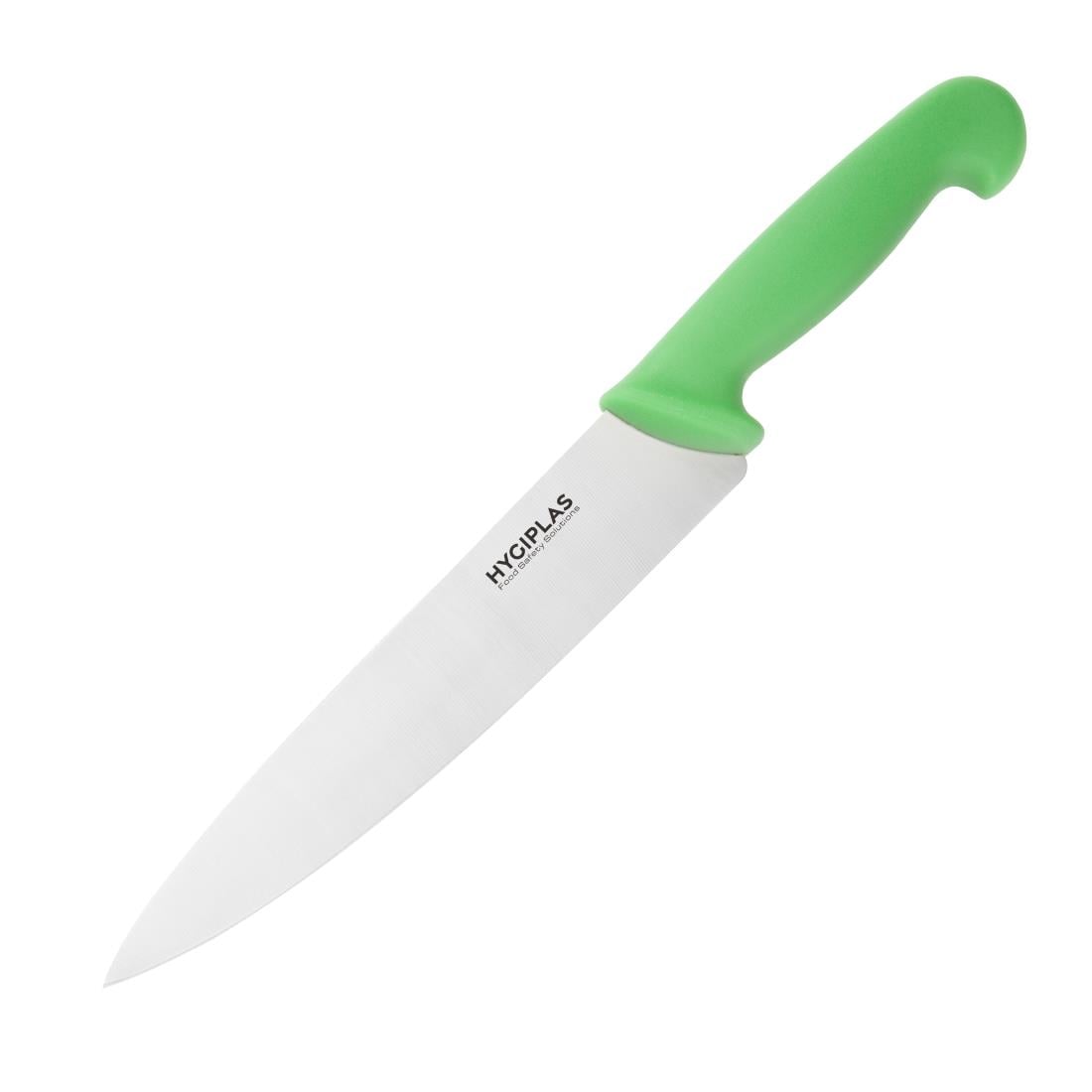 Couteau de cuisine Hygiplas vert 218mm — C861