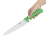 Couteau de cuisine Hygiplas vert 218mm — C861