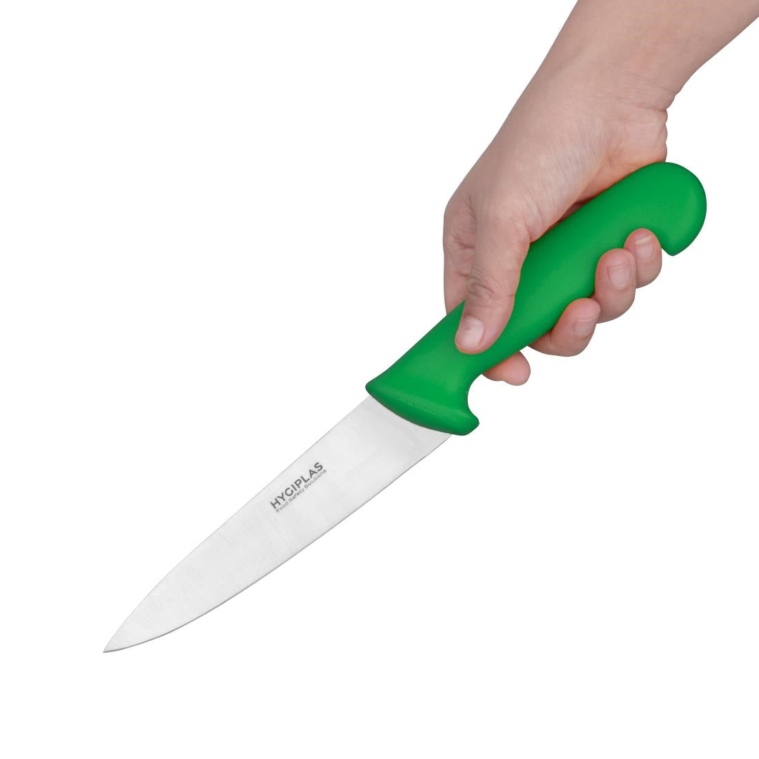 Couteau de cuisine Hygiplas vert 155mm — C864