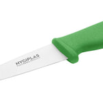 Couteau d'office Hygiplas vert 90mm — C866