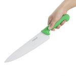 Couteau de cuisine Hygiplas vert 255mm — C868