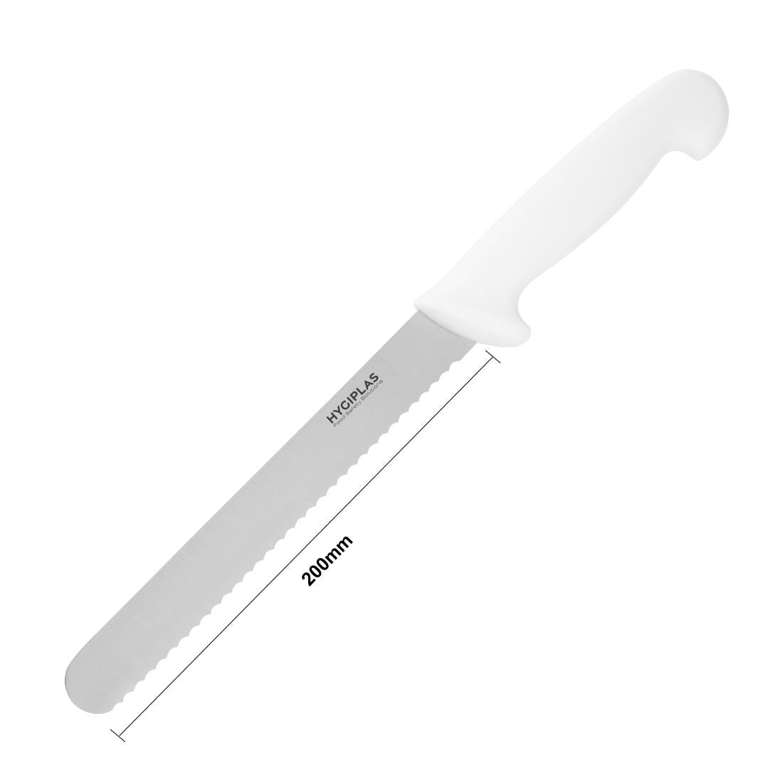 Couteau à pain Hygiplas blanc 203mm — C882