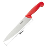 Couteau de cuisine Hygiplas rouge 218mm — C895