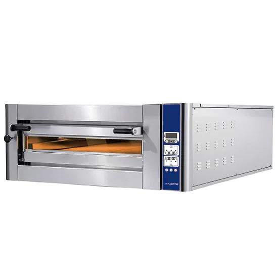 Elektrische pizzaoven voor 6 pizza's, diameter 350 mm, elektronische bediening