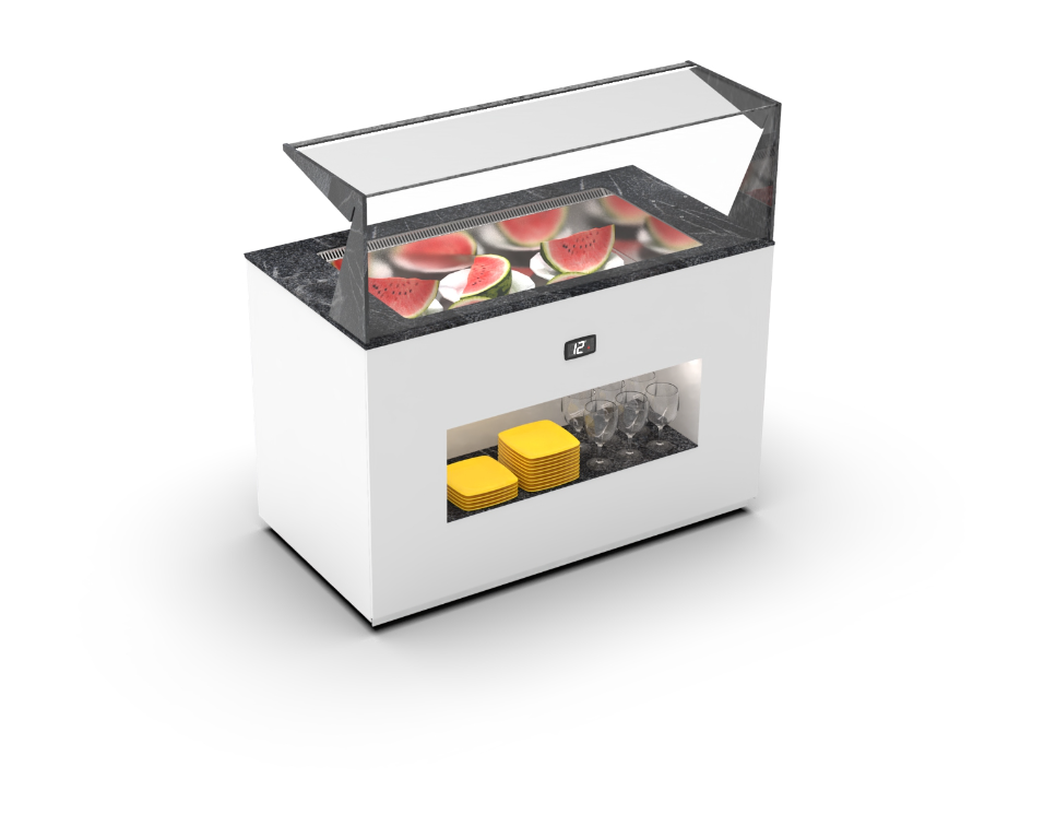 Buffet Réfrigéré Bas Sayl – Froid Ventilé 150 mm – Série BUF150FE / BUF150FE-T