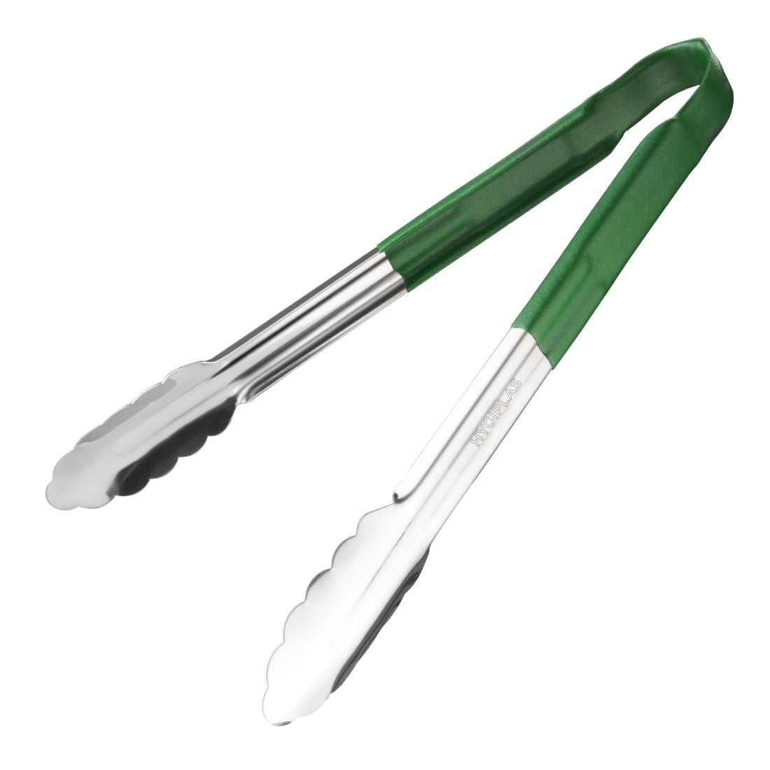 Pince de service à code couleur Hygiplas 300mm verte — CB155