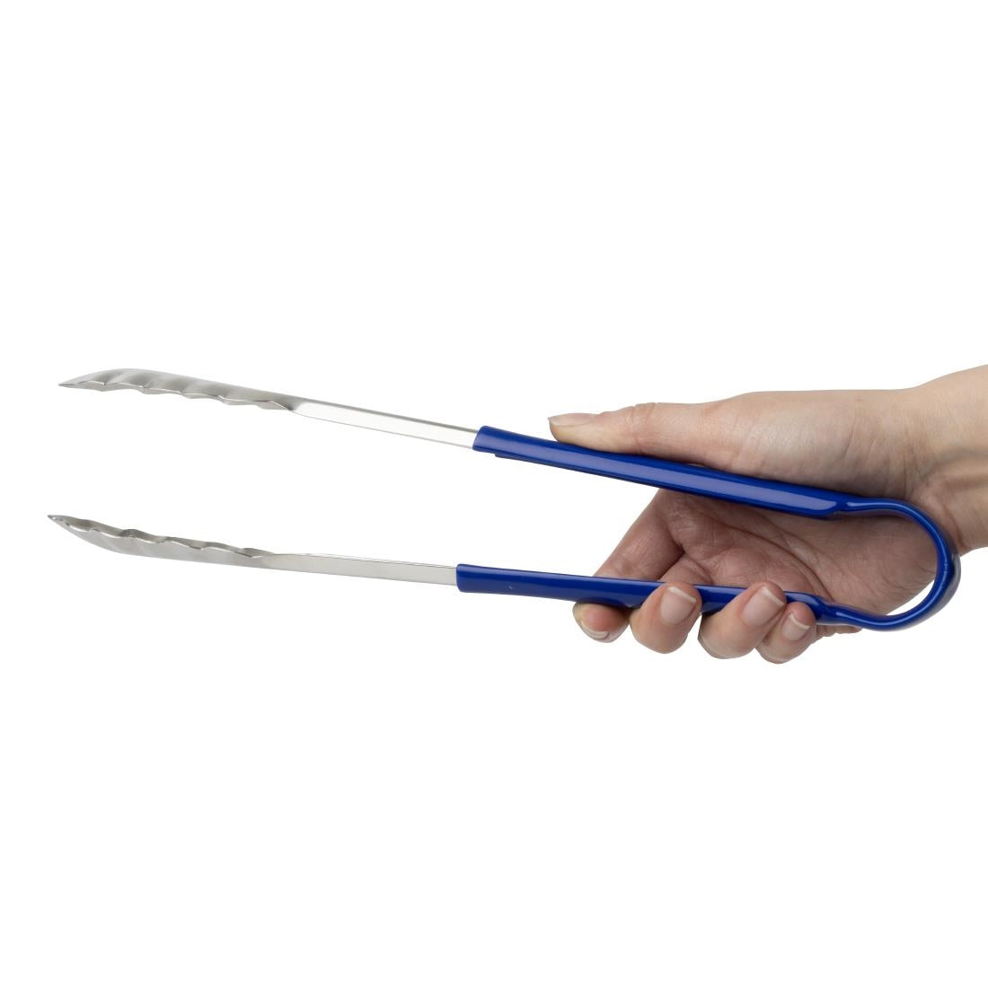 Pince de service à code couleur Hygiplas 300mm bleue — CB156
