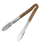 Pince de service à code couleur Hygiplas 300mm marron — CB158