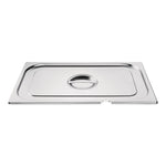 Couvercle inox GN 1/1 avec encoche Vogue — CB170