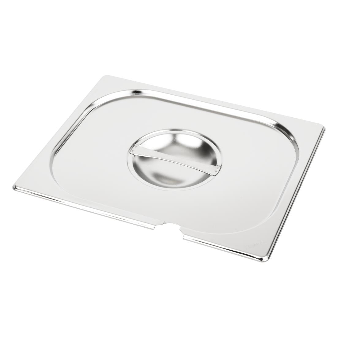 Couvercle inox avec encoche Vogue GN 1/2 — CB171