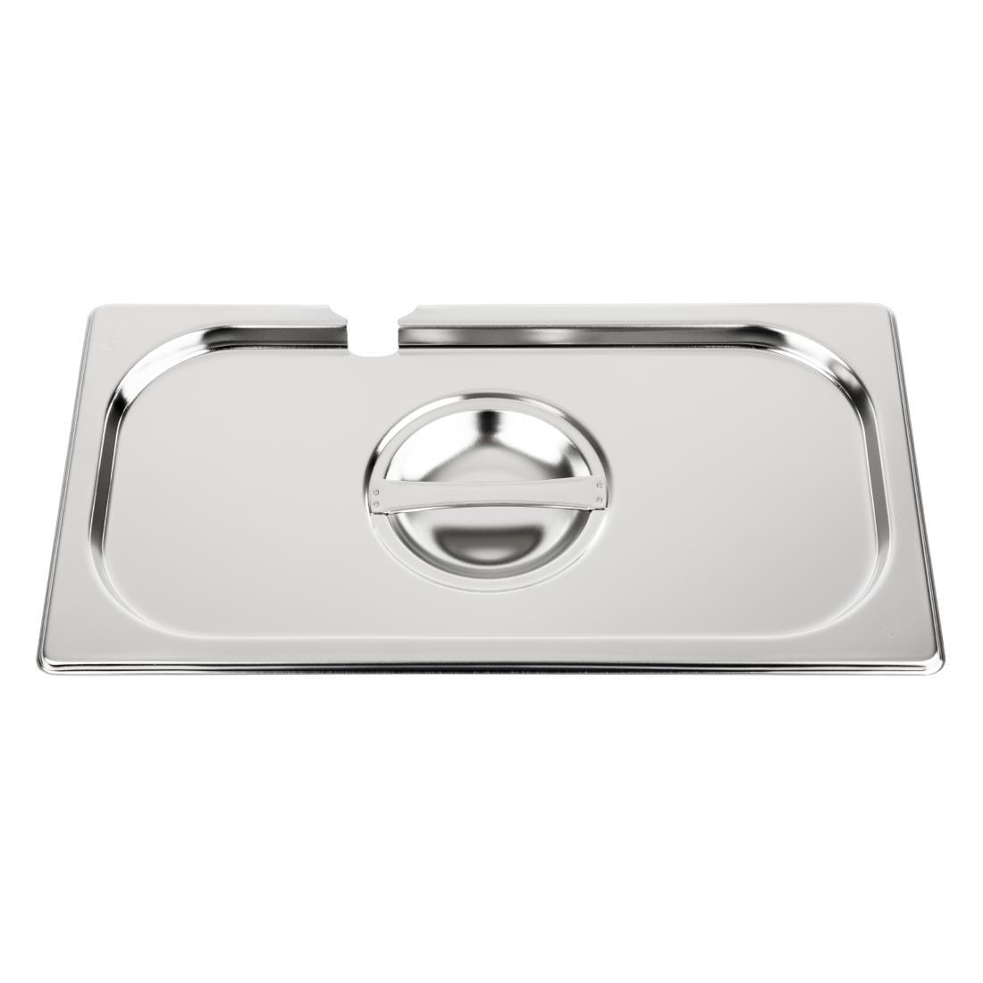 Couvercle inox avec encoche Vogue GN 1/3 — CB173
