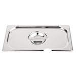 Couvercle inox avec encoche Vogue GN 1/3 — CB173