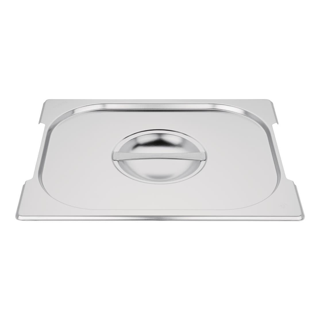 Couvercle inox GN 1/2 avec poignée Vogue — CB185