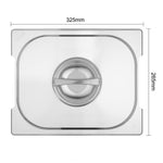 Couvercle inox GN 1/2 avec poignée Vogue — CB185