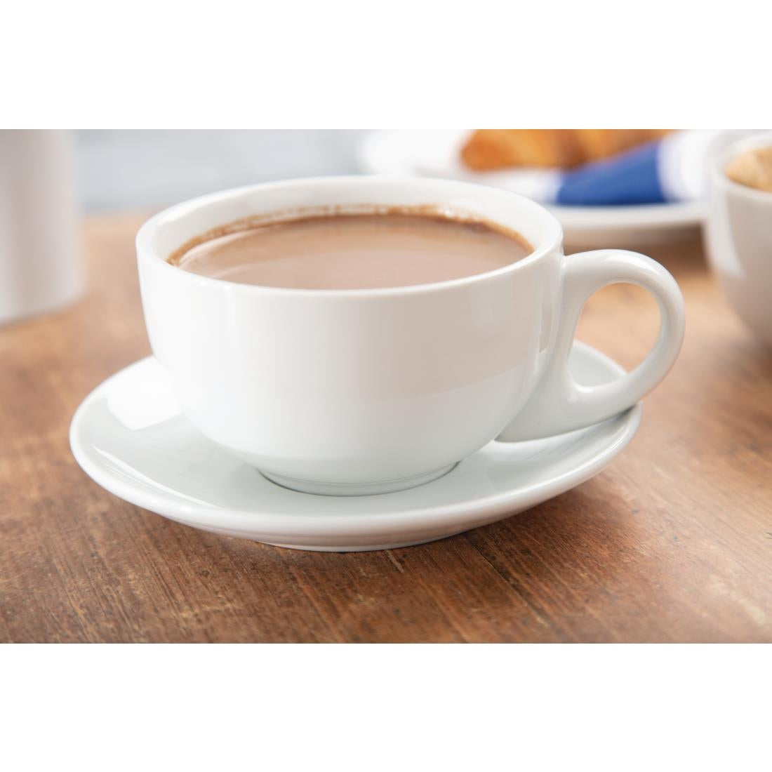 Tasses à cappuccino blanches 284ml Olympia (lot de 12) — CB462