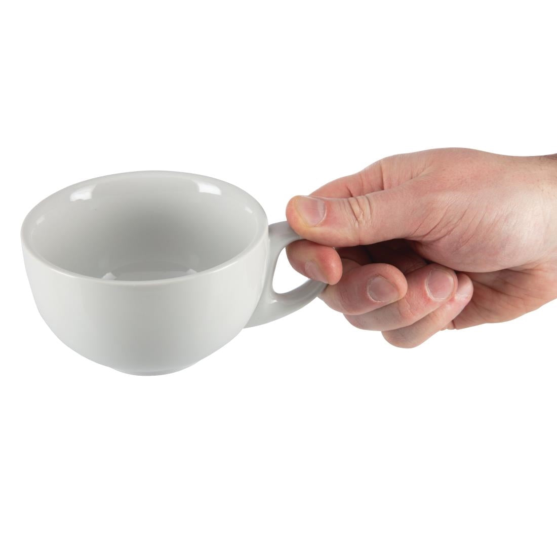 Tasses à cappuccino blanches 284ml Olympia (lot de 12) — CB462