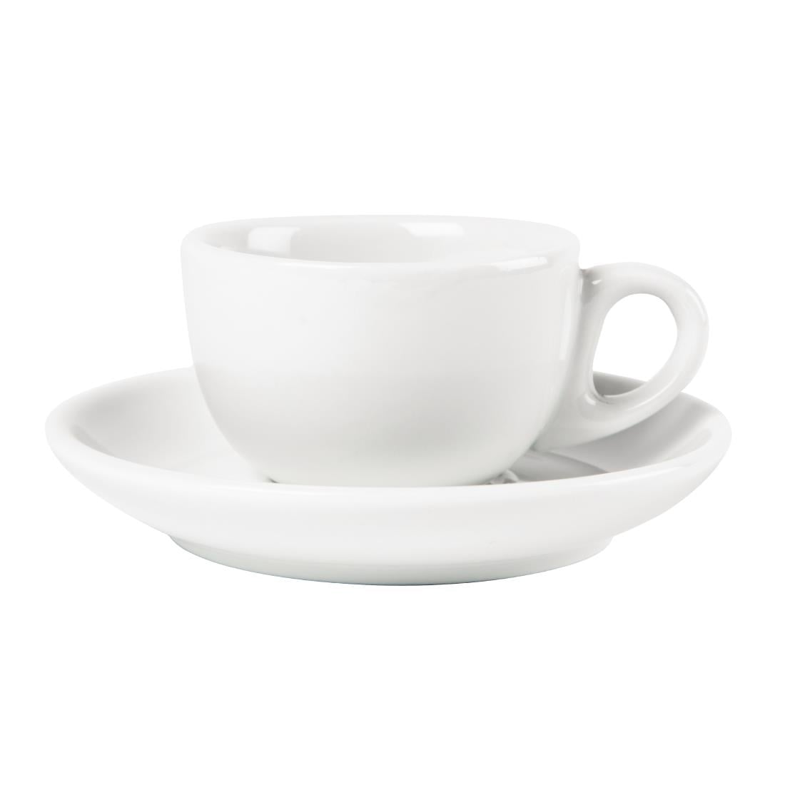 Tasses à espresso blanches 85ml Olympia (lot de 12) — CB464