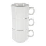 Tasse à thé empilable blanche whiteware Olympia 200ml (lot de 12) — CB467