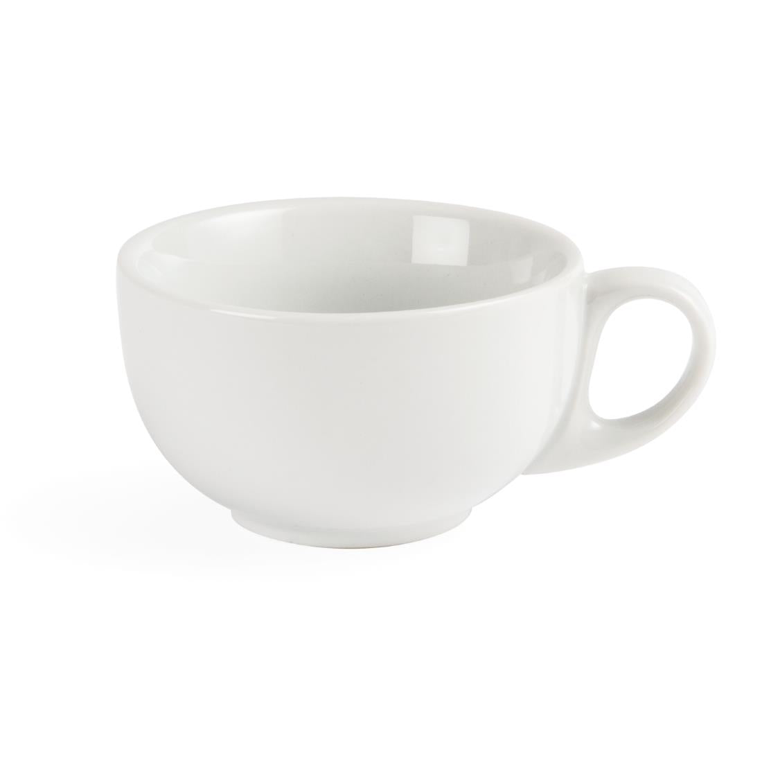 Tasses à cappuccino blanches 200ml Olympia (lot de 12) — CB469