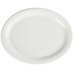 Assiettes Ovales Blanches Olympia 250mm (lot de 6) — CB477
