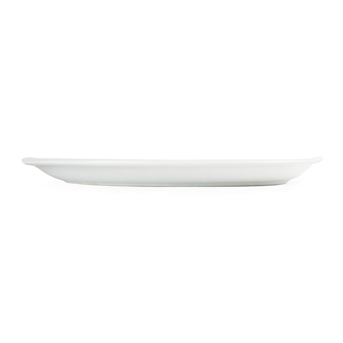 Assiettes Ovales Blanches Olympia 250mm (lot de 6) — CB477