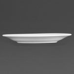 Assiettes À Bord Large Blanches Olympia 165mm (lot de 12) — CB478