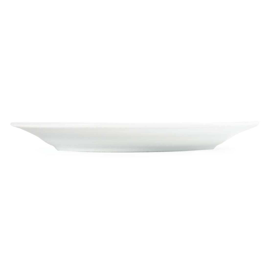 Assiettes À Bord Large Blanches Olympia 202mm (lot de 12) — CB479