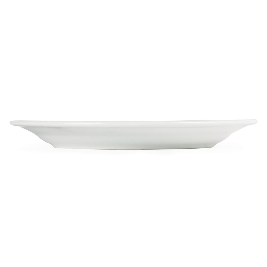 Assiettes à bord large Olympia Whiteware 230mm (lot de 12) — CB480