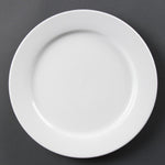 Assiettes À Bord Large Blanches Olympia 280mm (lot de 6) — CB482