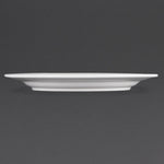 Assiettes À Bord Large Blanches Olympia 280mm (lot de 6) — CB482
