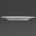 Assiettes À Bord Large Blanches Olympia 310mm (lot de 6) — CB483