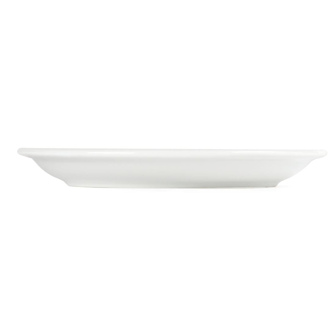 Assiettes à bord étroit Olympia Whiteware 180mm (lot de 12) — CB487