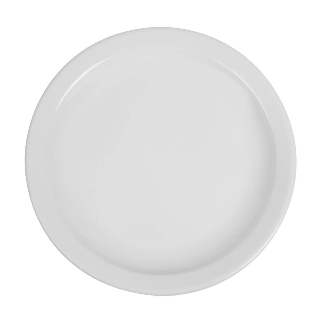 Assiettes à bord étroit Olympia Whiteware 250mm (lot de 12) — CB490