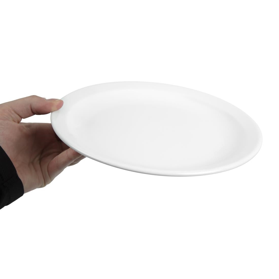 Assiettes à bord étroit Olympia Whiteware 250mm (lot de 12) — CB490