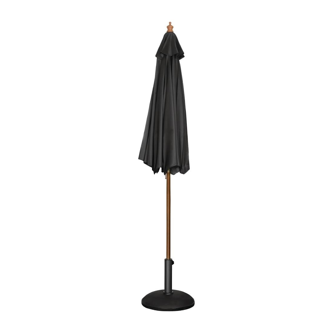 Parasol rond Bolero noir 2,5m — CB514