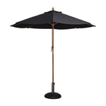 Parasol rond Bolero noir 3m — CB517