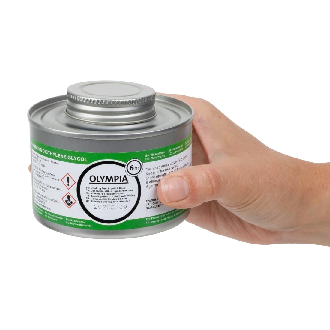 Combustible liquide Olympia 6 heures (lot de 12) — CB735