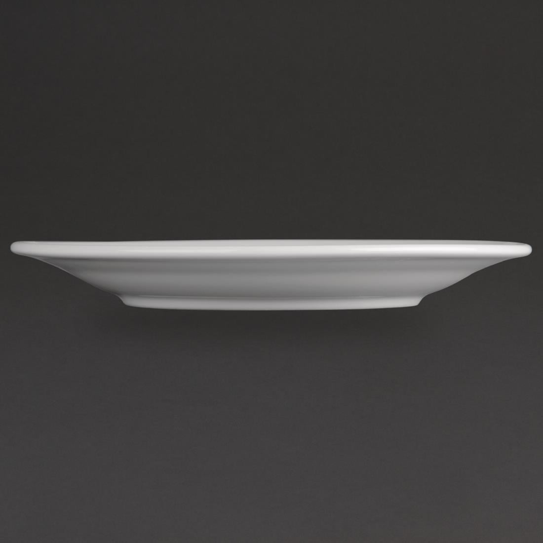 Assiettes à bord large Olympia Athena 165mm (lot de 12) — CC206