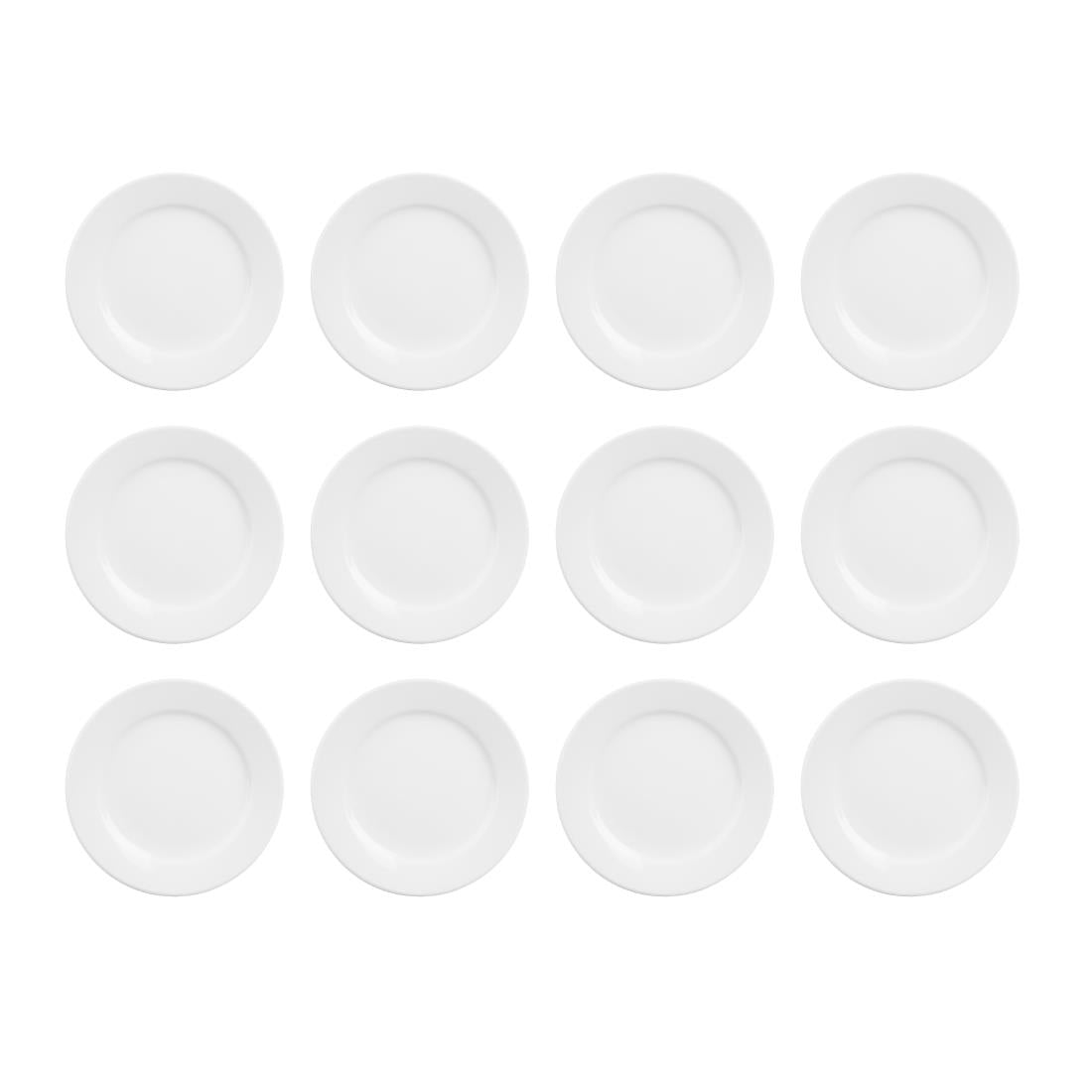 Assiettes à bord large Olympia Athena 165mm (lot de 12) — CC206