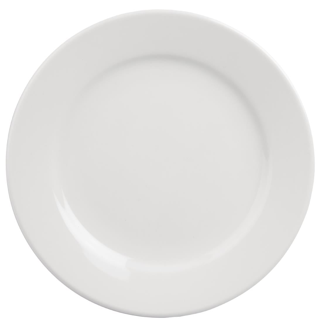 Assiettes à bord large Olympia Athena 165mm (lot de 12) — CC206