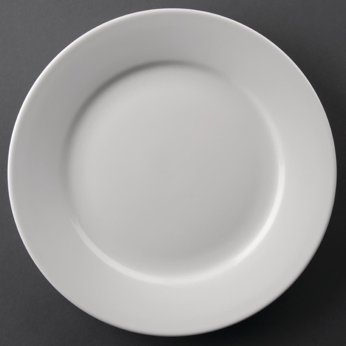 Assiettes à bord large Olympia Athena 228mm (lot de 12) — CC208