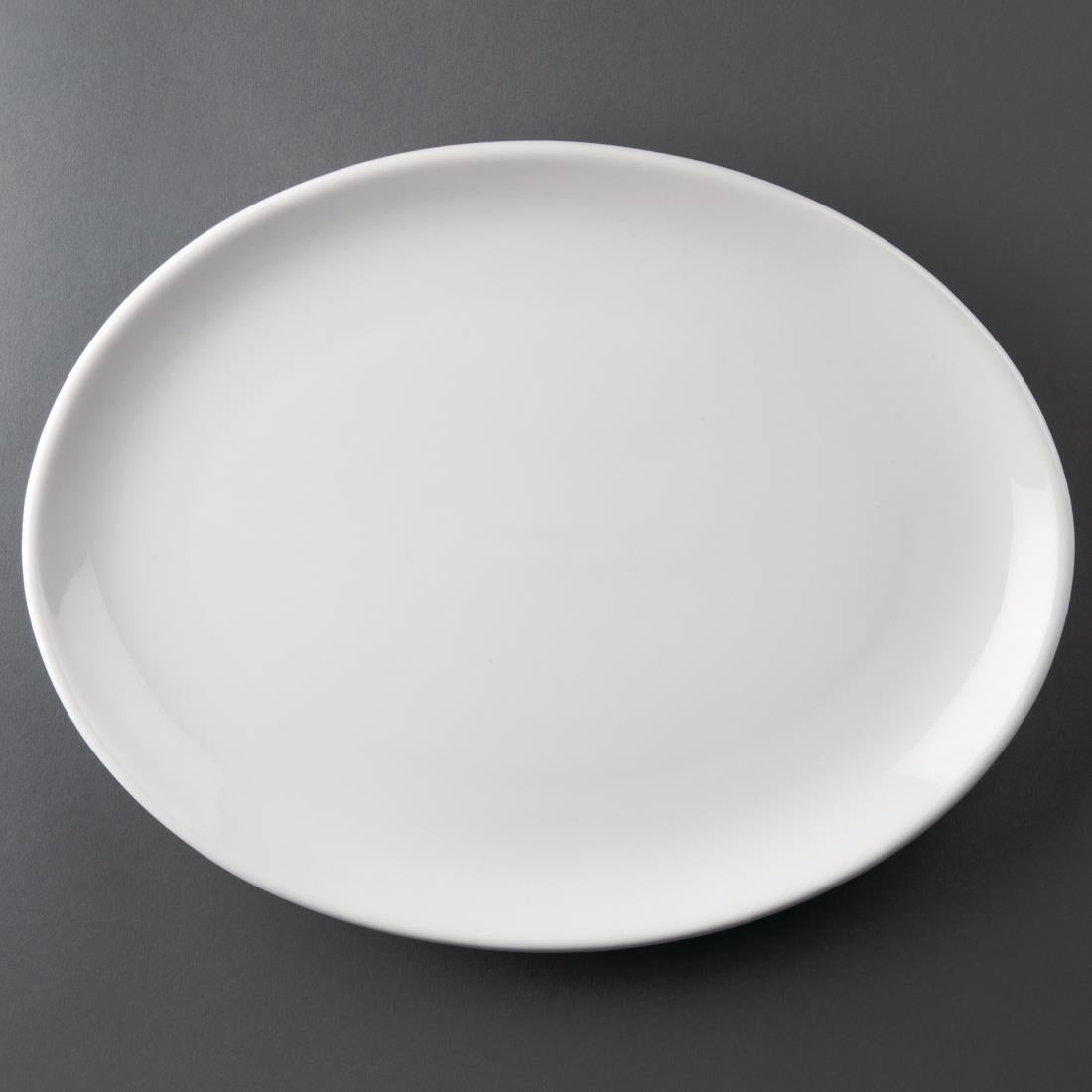 Assiettes coupes ovales Olympia Athena 305 x 241mm (lot de 6) — CC212